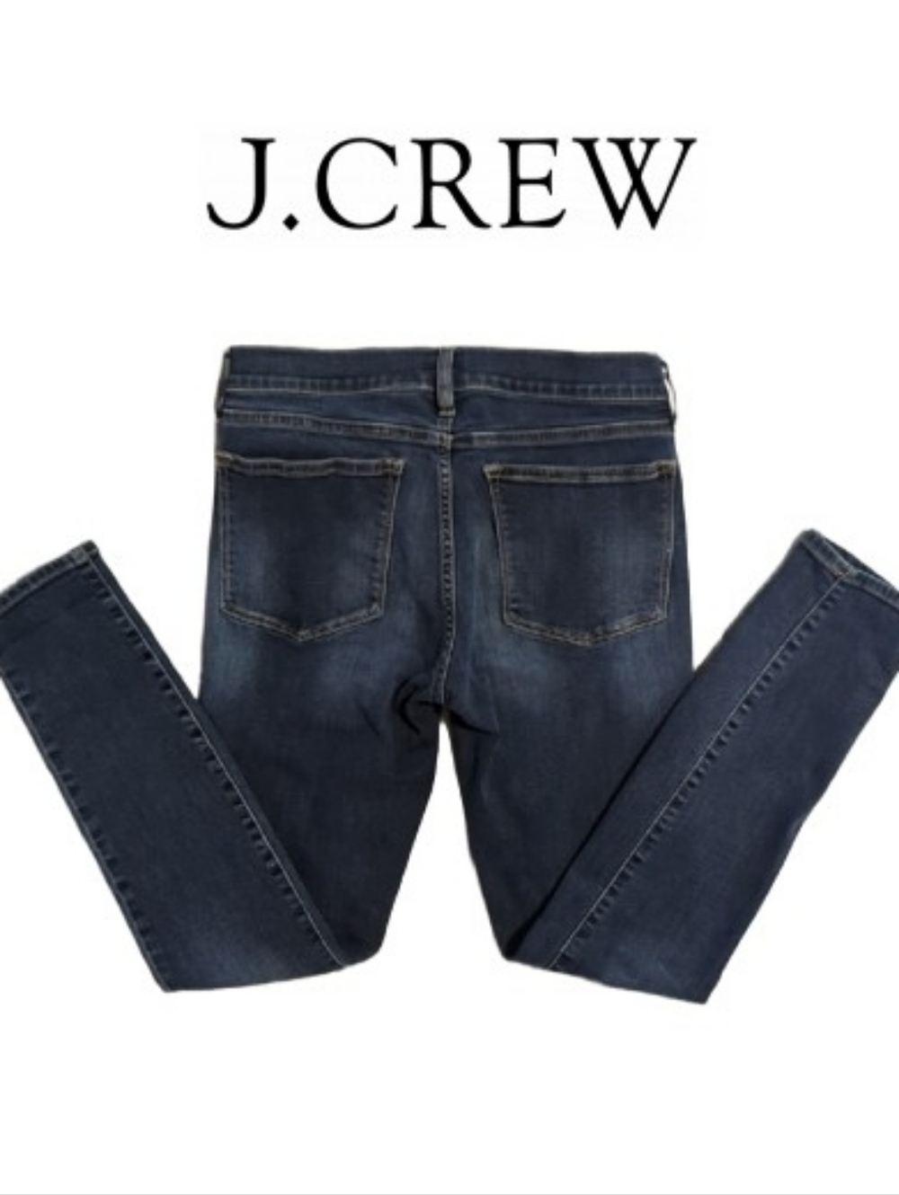 J.Crew Stretch Mid-Rise Skinny Jeans - Dark Wash Size 26